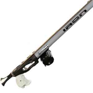 ARBALETE IRON  ALUMINIUM DOUBLE + MOULINET KAI 